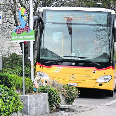 Station im Oberdorf muss bleiben - Klare Forderung aus Anglikon: Die Ortbuslinie muss weiterhin zwingend bis ins Oberdorf zum Wendeplatz Brändliacker (Bild) führen. Bild: Daniel Marti