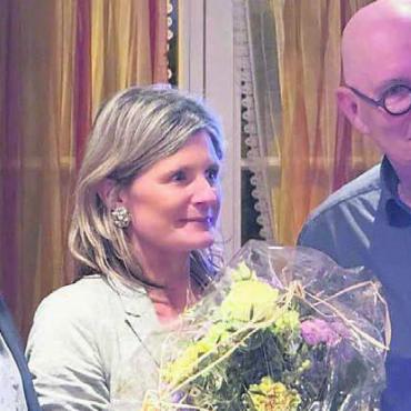 Klares Ziel: Bei den Wahlen zulegen - Barbara Steinemann, Nationalrätin SVP Zürich, besuchte die SVP Wohlen: Fraktionspräsident Manfred Breitschmid (rechts) und Parteipräsident Roland Büchi. Bild: zg