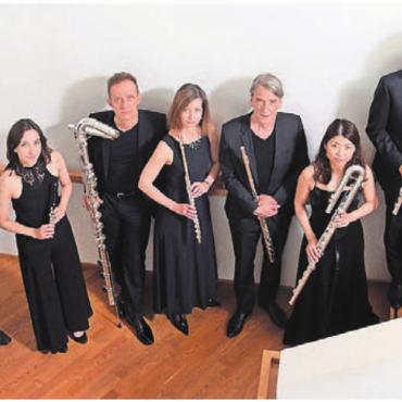 Fantastische Tänze - Das Flötenoktett «Les joueurs de flûte» spielt die gesamte Instrumentenpalette. Bild: zg
