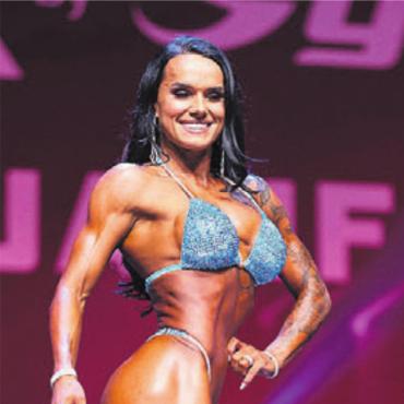 Eine kräftige Unterstützung - Die Bremgarterin ist eine erfolgreiche Bodybuilderin.