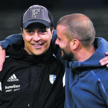 «Das bleibt fürs Leben» - Der damalige FCW-Trainer Francesco Gabriele erinnert sich noch heute gerne an den historischen Tag im Brügglifeld. Bilder: Alexander Wagner