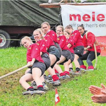 Drei Podestplätze nach Sins - Auch die Frauen aus Sins landen auf dem 2. Platz.
