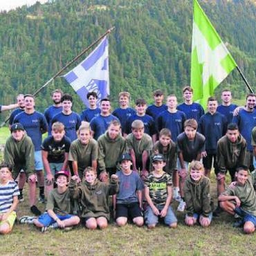 Coole Geländegames und EM-Spiele - Strahlende Gesichter werden auch das Sommerlager der Jungwacht begleiten. Bild: zg