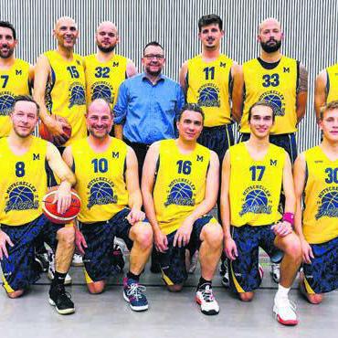 An Sensation geschnuppert - Haben nur knapp gegen ein NLB-Team verloren: Mutschellen Basketball. Bild: zg