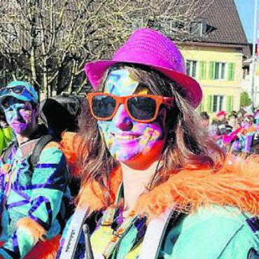 Märchenhaft in die fünfte Jahreszeit - Auch die Guggenmusik Stiefeliryter aus Muri war dabei.