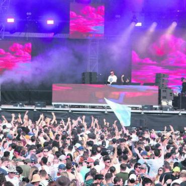 Friedliches Festival bleibt - Tolle Stimmung am Hive Air im vergangenen Jahr in Wohlen (Bild): Nun wird das Festival erneut bei der Waldlichtung Chüestellihau durchgeführt. Bild: Archiv/spr