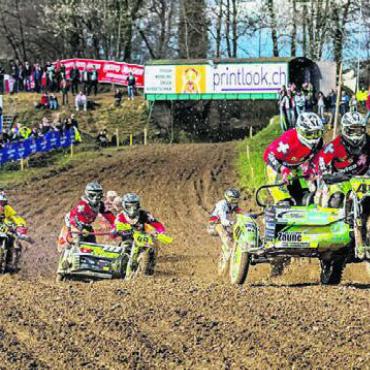 EM ist eines der vielen Highlights - Die Seitenwagen-EM bietet immer viel Spektakel. Bild: zg