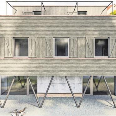 Neues Pfadiheim bewilligt - Die Visualisierungen zeigt das neue Pfadiheim. Bild: Stutz.Kohli.Architekten