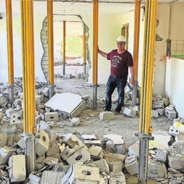 Neues Leben in alten Mauern - Im Gebäudeinnern waren die Eingriffe teilweise massiv.