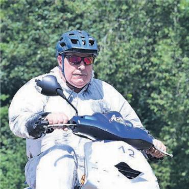 Frisiert am Maiengrün - Gemeindeammann Franz Schaad.