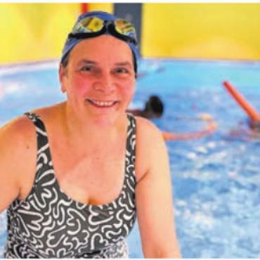 Sie erschwimmen Mut für mehr - Verena Bürgisser Bild: sab