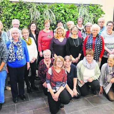 Viele schöne Erinnerungen - Die Mitglieder des Frauenturnvereins Villmergen genossen das Beisammensein an ihrer GV. Bild: zg