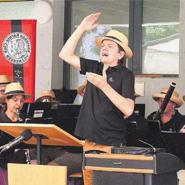 Die Welt ein wenig besser machen - Die Musikgesellschaft Villmergen unter der Leitung von Peter Werlen sorgte an der Bundesfeier immer wieder für musikalische Abwechslung und gute Stimmung.