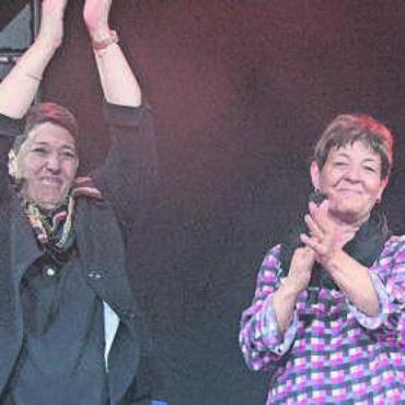 «Das Beste daraus machen» - Die Organisatorinnen Angi Simoniello (links) und Anita Amsler ernteten viel Applaus.