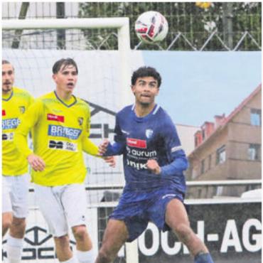 Gegen die grossen Namen - Luca Nascimento (rechts) im Hinspiel gegen Langenthal. Der 18-Jährige kehrt fürs Rückspiel ins Team zurück. Bild: Archiv/jl