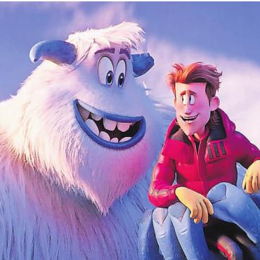 «Smallfoot» regt zum Nachdenken an - Der junge Yeti Migo trifft auf einen Menschen und hat ganz viele Fragen. Bild: pd