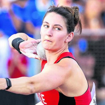 Mit Starbesetzung - Miryam Mazenauer am Diamond League Wettkampf in Lausanne. Sie ist der grösste Name, der in Wohlen starten wird. Bild: Freshfocus