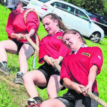 Freude und Trauer - Heimturnier des Seilziehclubs Waltenschwil-Kallern. Sins (Bild) dominierte.