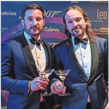 Ein Hauch von Hollywood - Adriano Meyer (links) und David Meier haben allen Grund, stolz zu sein.