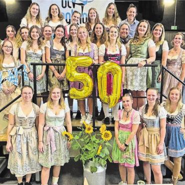 An Tradition festgehalten - Grund zum Feiern: Der DTV Hägglingen gehört zwar eher zu den kleineren Vereinen, ist dafür umso aktiver.