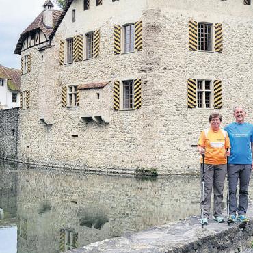 Die Ideen gehen nicht aus - Ihnen gehen die Ideen nicht aus. Markus Büchi und Brigitte Stäger lancieren eine Wandergruppe «Hallwilersee-Hiker». Bild: zg