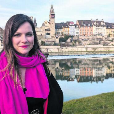 «Wow, das ist deine Berufung» - Anna Gitschthaler freut sich auch auf die Pausen zwischen den Auftritten. Dann wird sie an der Reuss höckeln. «Ich habe mich sofort in diesen Anblick verliebt», sagt sie. Bild: Marco Huwyler
