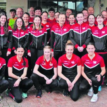 Tolle Woche erlebt - Die Leichtathleten des TV Wohlen im Trainingslager in Kaltern. Bild: zg