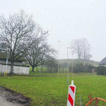 Letztes Gewerbeland nutzen - Auf dieser Parzelle soll das Gebäude der Angstmann GmbH entstehen. Bild: rwi