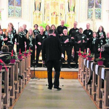 Natürliches Antidepressivum - Der Gospelchor Winterthur sorgte mit seinem Konzertprogramm für berührende Momente bei den Besucherinnen und Besuchern. Bild: Monica Rast
