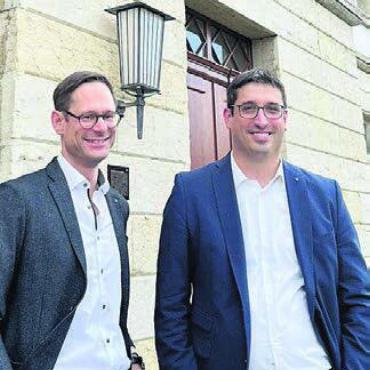 Weiterhin zentrale Rollen - Die Freiämter FDP-Grossräte: Silvan Hilfiker (links) und Stefan Huwyler. Bild: zg