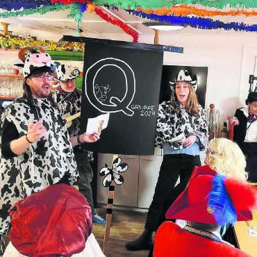 Bi dene hed’s e kei Bombe drunder - Die Q-Gruppe war am Schmutzigen Donnerstag der letzte Gast im «Sternen» – und sorgte für einen fulminanten Schlusspunkt.