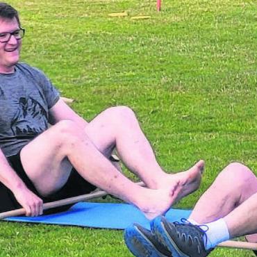 Neuer Präsident für Männerriege - Der neu gewählte Präsident Thomas Tardy während eines Sommertrainings. Bild: zg