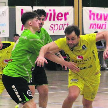 Topskorer: «Jedes Spiel ist ein Final» - «Ich mag die Kameradschaft im Handball und trinke auch gerne mal ein Bierchen», sagt Topskorer Duje Vukadin von der SG Wohlen Mutschellen. Bild: jl
