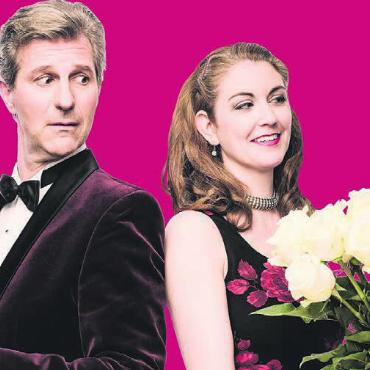 Paartherapie auf offener Bühne - Daniel Zünd und Julia Schiwowa laden zu einer humoristischen Swing-Revue à deux. Bild: pd