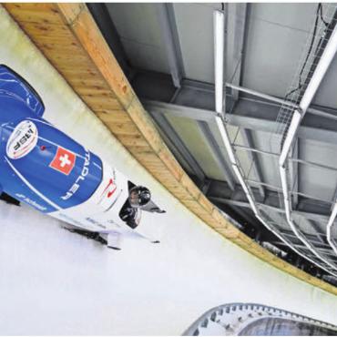 Auf in die Olympia-Saison - Melanie Hasler auf der Olympia-Bahn in Cortina D‘Ampezzo. 
Bild: Viesturs Lacis
