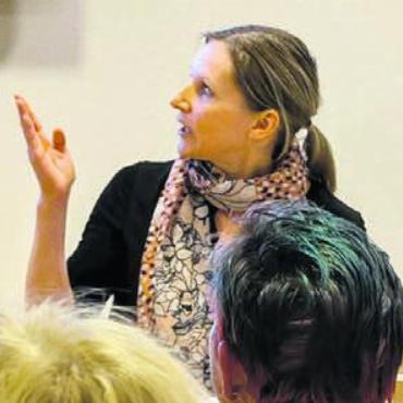 «Ich wollte gar nie aufhören» - Auch Lucia Engeli stellte ihre Ideen zur Ausrichtung der SP in Bremgarten vor.