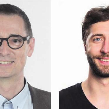 Einem Jüngeren Platz machen - Markus Dietschi (links) macht seinen Platz für Hannes Tobler frei. Bilder: zg