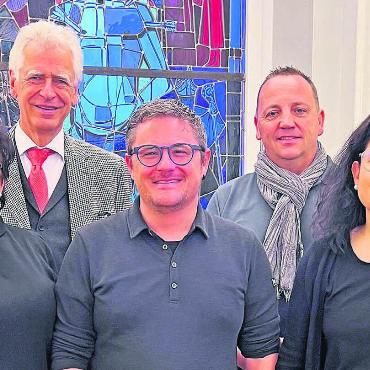 Wie gross wird der Umbruch? - Der Stadtrat in seiner aktuellen Besetzung (von links): Doris Stöckli, Raymond Tellenbach, Daniel Sommerhalder, Stephan Troxler und Claudia Bamert. In einem Jahr dürfte sich das Gremium wohl nicht mehr identisch präsentieren. Bild: zg