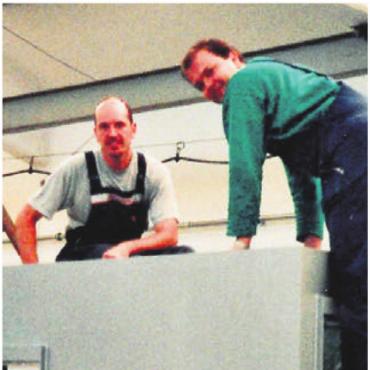 Zwei wie Hopfen und Malz - Schädeli und Sorg vor 25 Jahren.
