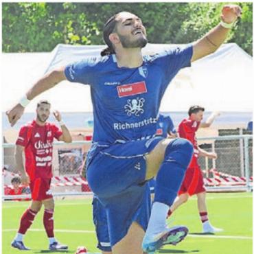 Volle Ladung Fussball pur - Kaan Yilmaz will diese Saison häufiger mit Wohlen jubeln. Bild: Archiv/jl