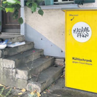 Neu mit offenem Kühlschrank - Der «Offene Kühlschrank» steht an der Haldenstrasse 2. Bild: zg