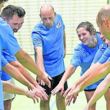 Promo-Spieltag in Wohlen - Spielgedanke und Spass stehen bei «Handball-Gym» im Vordergrund. Bild: pd