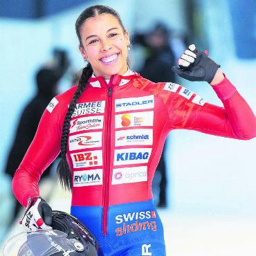 Der Traum von der Medaille - Hofft, nach den Olympischen Spielen immer noch einen Grund zum Strahlen zu haben: Melanie Hasler.
Bilder: Freshfocus/zg