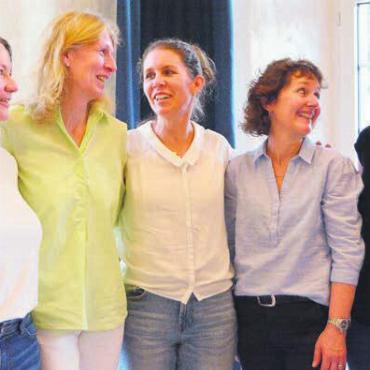 Der Vorbildrolle bewusst sein - Das Team der Mütter- und Väterberatung: (v.l.) Andrea Wetter, Brigitte Koller, Karin Kuster, Patricia Laesser und Marina Kuster. Es fehlt Andrea Wheeler. Bild: sab