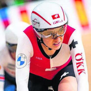 Beste Platzierung seit 2017 - Holte in der Teamverfolgung den 5. Rang: Michelle Andres. Bild: Archiv