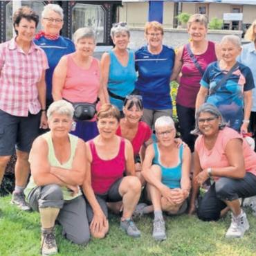 Fantastische Ausblicke - Die Turnerinnen aus Niederwil genossen ein tolles Wochenende Bild: zg