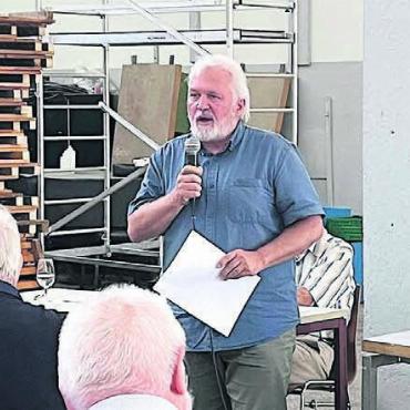 Gestärkt in die Transformation - Andy Wyder blickte in seinen Ausführungen in die herausfordernde Zukunft des GOV. Bilder: Walter Minder