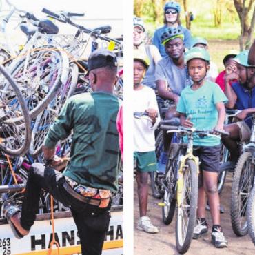 Mobilität mit Perspektiven - Die Velos erfüllen in Afrika mehr als nur einen Zweck. Sie geben den Menschen eine Perspektive für die Zukunft. Bilder: zg
