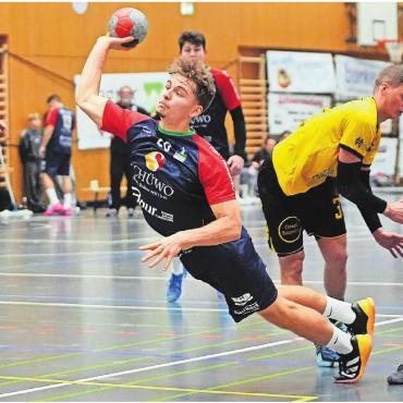 Gemischte Gefühle - Björn Staubli war mit 10 Treffern bester Torschütze der Freiämter und erzielte auch das entscheidende Tor zum 31:31-Ausgleich. Bild: ch