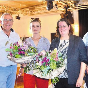 Systemwechsel in Aussicht - Sie ermöglichten einen informativen Austausch zum Thema «Abschaffung des Eigenmietwerts», von links: Gastgeber Thomas Räber, Präsident HEV Freiamt, Mia Jenni, Co-Fraktionspräsidentin der SP Aargau, Jeanine Glarner, FDP-Grossrätin und Präsidentin HEV Aargau, sowie Moderator Mathias Küng. Bild: Thomas Stöckli